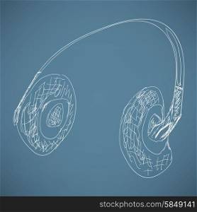 sketch headphones