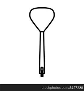 Sketch kitchen utensil line icon for concept design. Vector background and cooking background. Line drawing and concept art. Icon symbol.