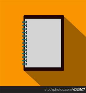 Sketchbook icon. Flat illustration of sketchbook vector icon for web. Sketchbook icon, flat style