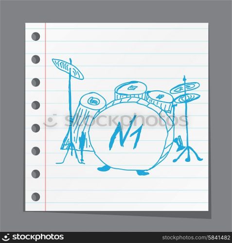 sketches drum kit