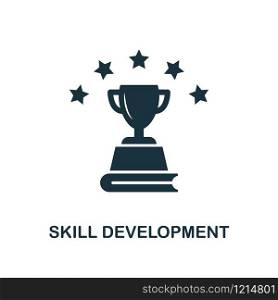 Skill Development creative icon. Simple element illustration. Skill Development concept symbol design from online education collection. Can be used for mobile, web design, apps, software, print. Skill Development creative icon. Simple element illustration. Skill Development concept symbol design from online education collection. Objects for mobile, web design, apps, software, print.