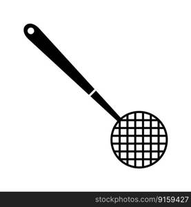 Skimmer kitchen utensil icon vector