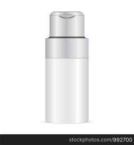 Skin care cosmetic product bottle. High quality vector illustration for advertisement needs. Ready for your design.. Skin care cosmetic product bottle. 3d Vector