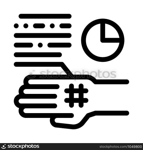 Skin Cell Biohacking Icon Vector Thin Line. Contour Illustration. Skin Cell Biohacking Icon Vector Illustration