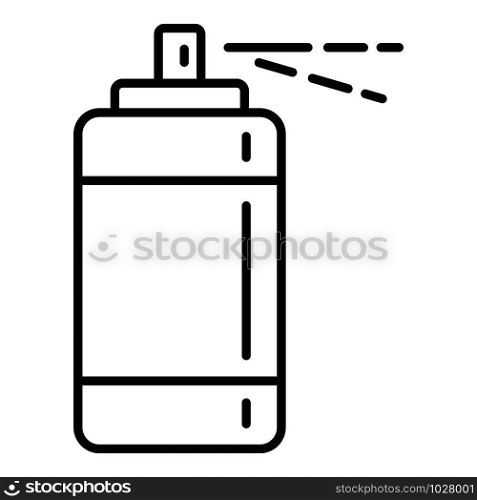 Skin deodorant icon. Outline skin deodorant vector icon for web design isolated on white background. Skin deodorant icon, outline style