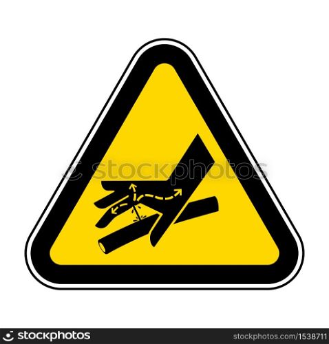 Skin Puncture Hydraulic Line Symbol Sign, Vector Illustration, Isolate On White Background Label .EPS10