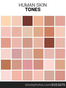 Skin tone color chart. Human skin texture color infographic palette. Facial care design.. Skin tone color chart. Human skin texture color infographic palette. Facial care design