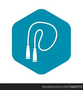 Skipping rope icon. Simple illustration of skipping rope vector icon for web. Skipping rope icon, simple style