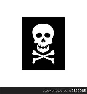 skull icon logo vector design template