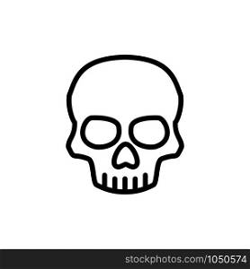 Skull icon trendy
