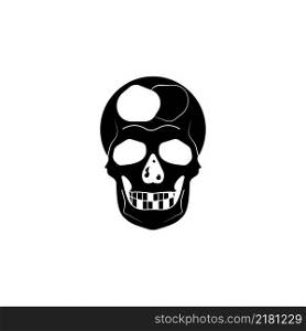 skull icon vector design templates white on background