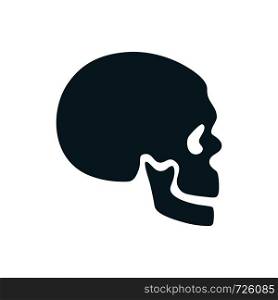 skull icon vector logo template