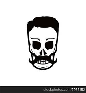 skull. man skull template theme vector art illustration