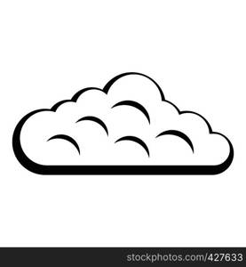 Sky cloud icon. Simple illustration of sky cloud vector icon for web. Sky cloud icon, simple style