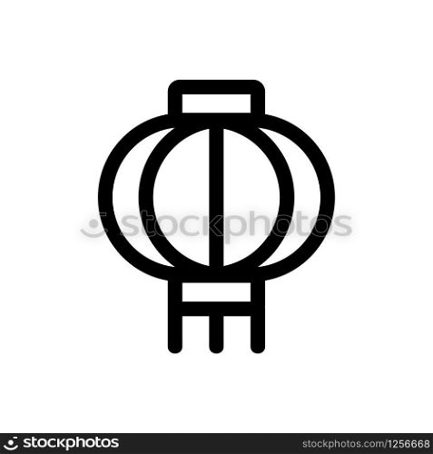 Sky lantern icon vector. Thin line sign. Isolated contour symbol illustration. Sky lantern icon vector. Isolated contour symbol illustration