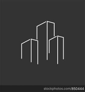 Skyscraper Logo Template Illustration Design. Vector EPS 10.