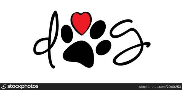 Slagan i love my dog with love heart sumbol. Cartoon line pattern. vector dogs quote signs. Lovers silhouette slogans. Animals day. Funny lovely quotes.