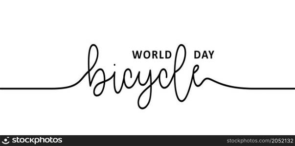 Slagon World Bicycle day or health day race tour. Sport quote icon. Cyclist t shirt. Cycling symbol. Funny vector bike slogans. Sports symbol. Cartoon sportswear icons. Cycling banner.