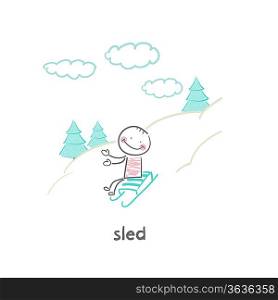 sled
