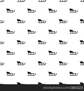 Sled pattern. Simple illustration of sled vector pattern for web. Sled pattern, simple style