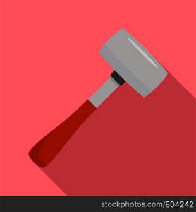 Sledge hammer icon. Flat illustration of sledge hammer vector icon for web design. Sledge hammer icon, flat style
