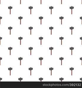 Sledgehammer pattern. Cartoon illustration of sledgehammer vector pattern for web. Sledgehammer pattern, cartoon style