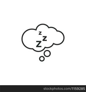 Sleep graphic design template vector isolated illustration. Sleep graphic design template vector illustration