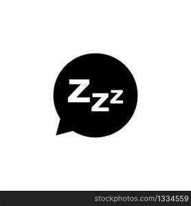 Sleep icon isolated on white background. Zzz sleep symbol. Vector EPS 10