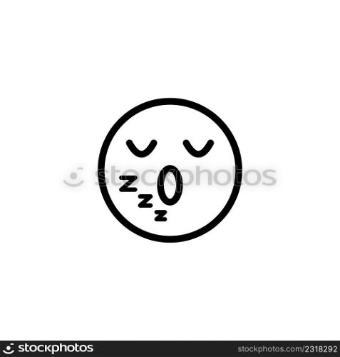 sleep icon vector design templates white on background