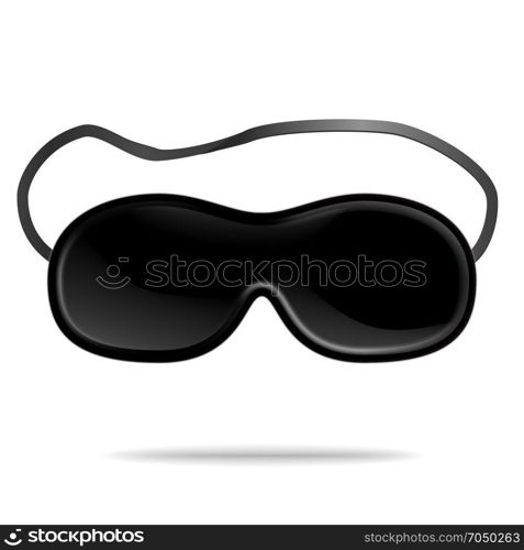 Sleeping Eye Mask Vector. Popular Eye Sleep Mask. Help To Sleep Better. Sleep Mask Vector. Isolated Illustration Of Sleeping Mask Eyes. Help To Sleep Better