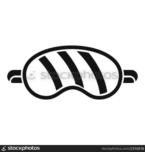 Sleeping mask icon simple vector. Healthy lifestyle. Active life. Sleeping mask icon simple vector. Healthy lifestyle