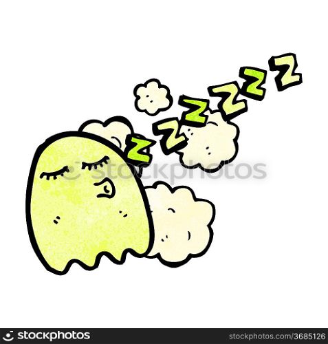 sleepy ghost cartoon
