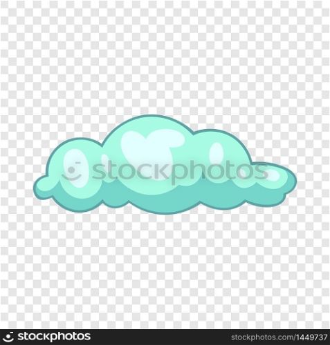 Sleet cloud icon. Cartoon illustration of sleet cloud vector icon for web design. Sleet cloud icon, cartoon style