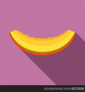 Slice of melon icon. Flat illustration of slice of melon vector icon for web design. Slice of melon icon, flat style