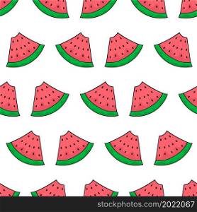 slice watermelon seamless pattern textile print