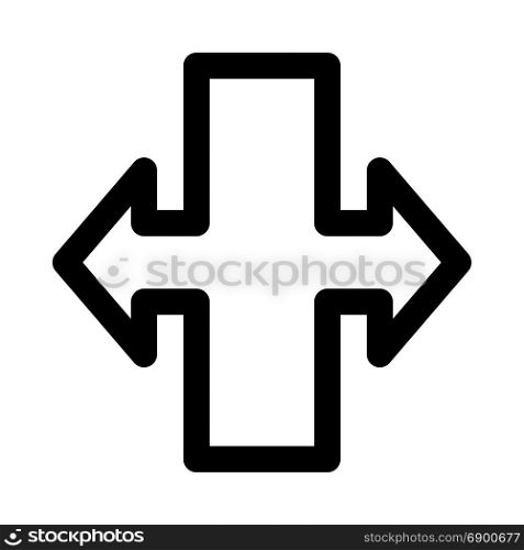 slide arrow, icon on isolated background