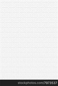 Slim gray square spirals fastened.Seamless stylish geometric background. Modern abstract pattern. Flat monochrome design.