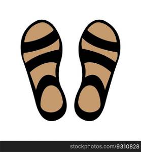 slippers icon vector design template