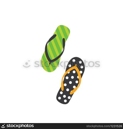 slippers vector icon illustration design template