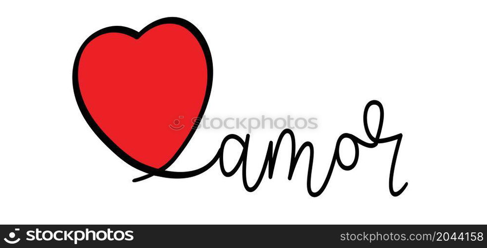 Slogan amor, Italy word meaning love, with heart symbol. Love heart month or happy singles day background. Happy valentines day on february 14 ( valentine, valentines day ). Fun vector romance or romantic quote