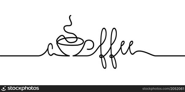 Slogan it's coffee time or coffee o'clock. Flat vector design. Motivation, inspiration message moment concept. Vector quotes for banner. Quote coffee cup signs ot icon.