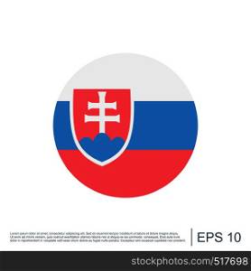 Slovakia Flag Icon Template