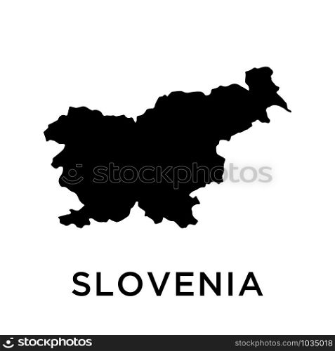 Slovenia map icon design trendy