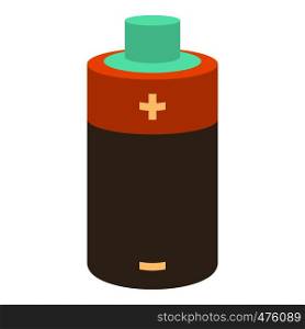Small battery icon. Cartoon illustration of small battery vector icon for web. Small battery icon, cartoon style