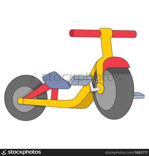 small bikes for toddlers. vector design illustration art