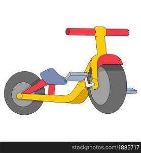 small bikes for toddlers. vector design illustration art