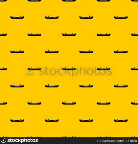Small boat pattern seamless vector repeat geometric yellow for any design. Small boat pattern vector