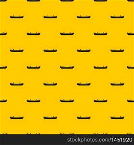 Small boat pattern seamless vector repeat geometric yellow for any design. Small boat pattern vector