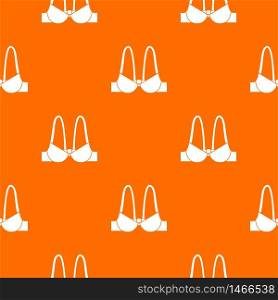 Small bra pattern vector orange for any web design best. Small bra pattern vector orange
