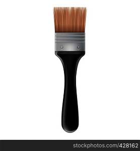 Small brush icon. Realistic illustration of small brush vector icon for web. Small brush icon, realistic style